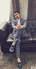 帅气男模权玄彬休闲装写真图片