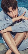 帅气男模权玄彬休闲装写真图片