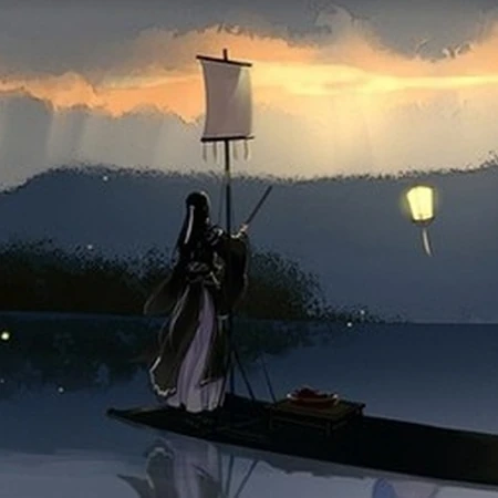 唯美古风插画美图，人世纷纷，浮生， 终化为微尘