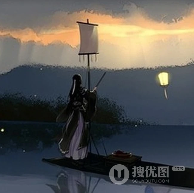唯美古风插画美图，人世纷纷，浮生， 终化为微尘