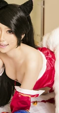 女生嫩模梓喵气质cos美图，各种可爱装扮齐上阵