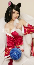 女生嫩模梓喵气质cos美图，各种可爱装扮齐上阵