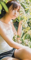 绝美森系少女唯美户外写真，清秀容颜让人难忘