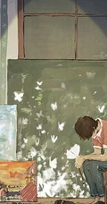 人物与景色的完美搭配 唯美精选插画大全