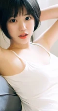 匀称短发软妹子雪怡气质唯美诱人室内美照