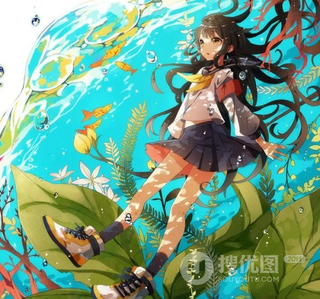 有些事很难忘！唯美动漫女生手绘、插画图片大全
