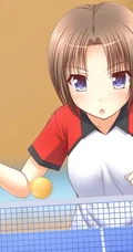 【运动风】乒乓球妹子最可爱，动漫女生打乒乓球气质美图