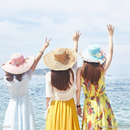 唯美清新文艺范长发女生，女孩背影图片大全