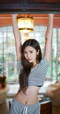 气质模特儿方绮言Ayaka首套高清写真 脸庞精致，曲线完美