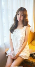 清新气质女生艾西唯美睡衣高清室内写真美图