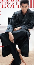 气质男人彭于晏杂志封面写真，成熟野性气场十足