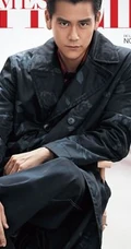 气质男人彭于晏杂志封面写真，成熟野性气场十足