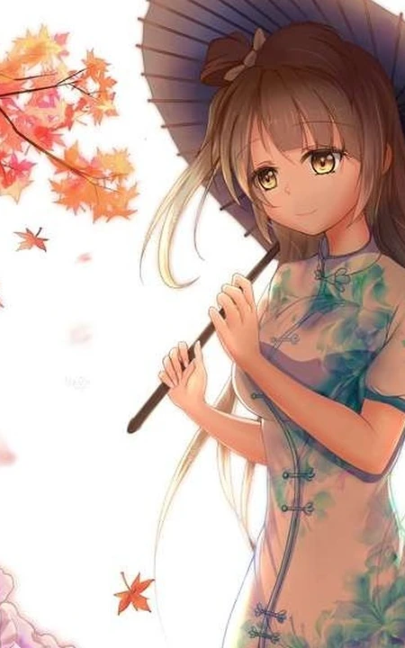 动漫旗袍少女图集，唯美如画般的古典气质