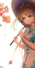 动漫旗袍少女图集，唯美如画般的古典气质