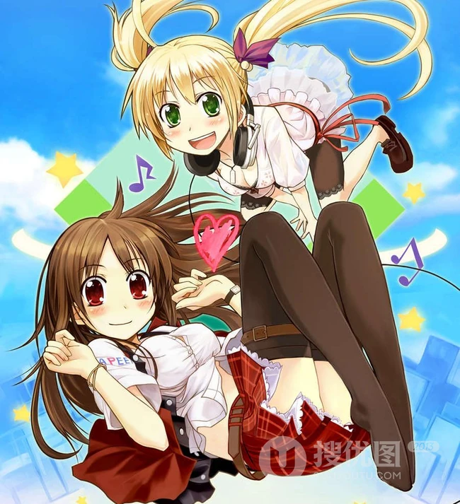 二次元美萌短裙少女合集，青春的裙摆正愉快的飘扬