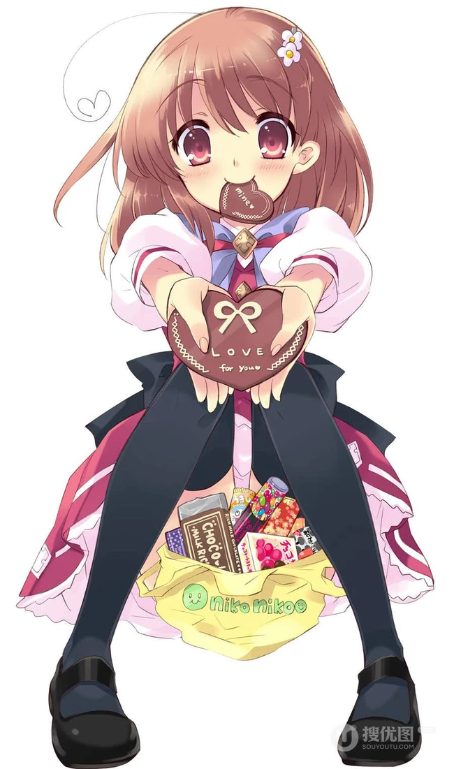 二次元美萌短裙少女合集，青春的裙摆正愉快的飘扬