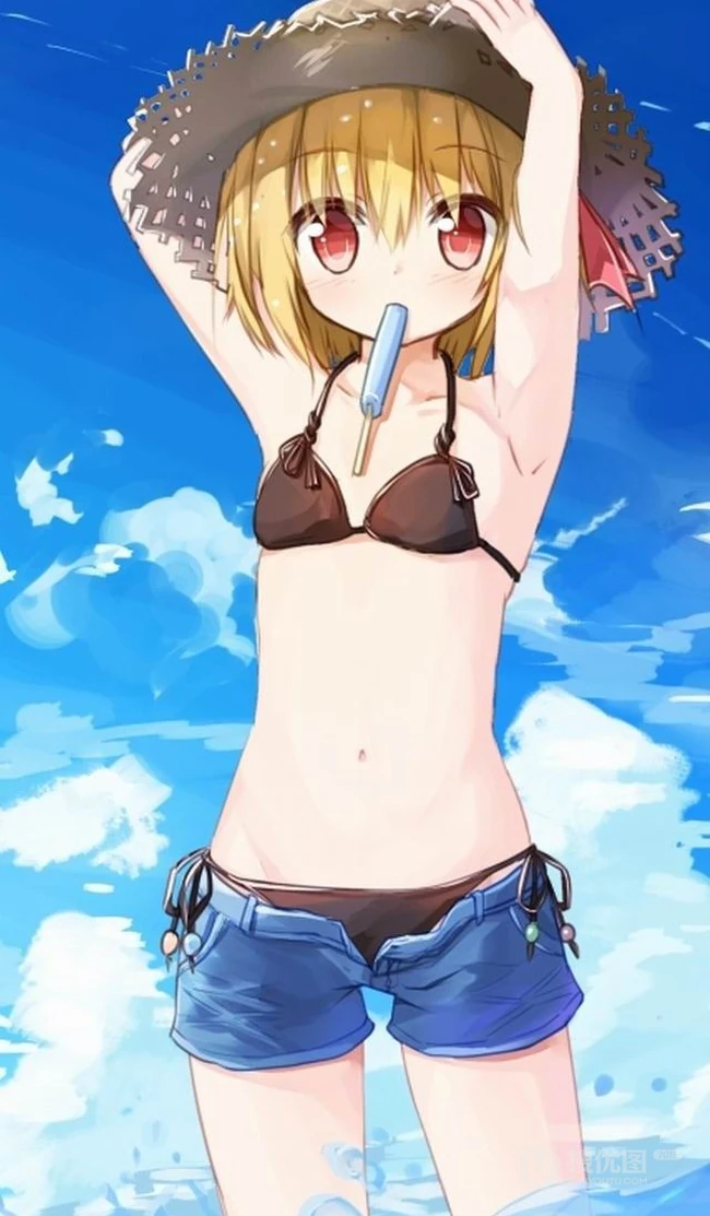 紧身热裤嗨翻天，二次元青春热裤少女图片集