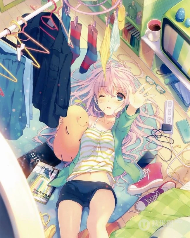紧身热裤嗨翻天，二次元青春热裤少女图片集