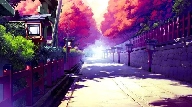 唯美二次元手绘景色图片，连呼吸都变轻松了