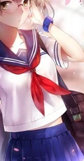 清新加气质的水手服、学生装制服、短裙动漫女生图片