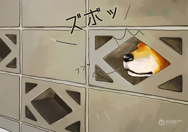 可爱的呆萌柴犬动漫图片