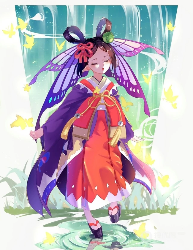 和风元素动漫手游《阴阳师》唯美气质可爱美图图集欣赏