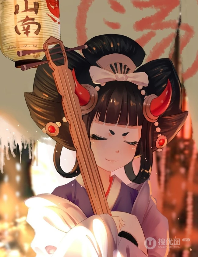 和风元素动漫手游《阴阳师》唯美气质可爱美图图集欣赏