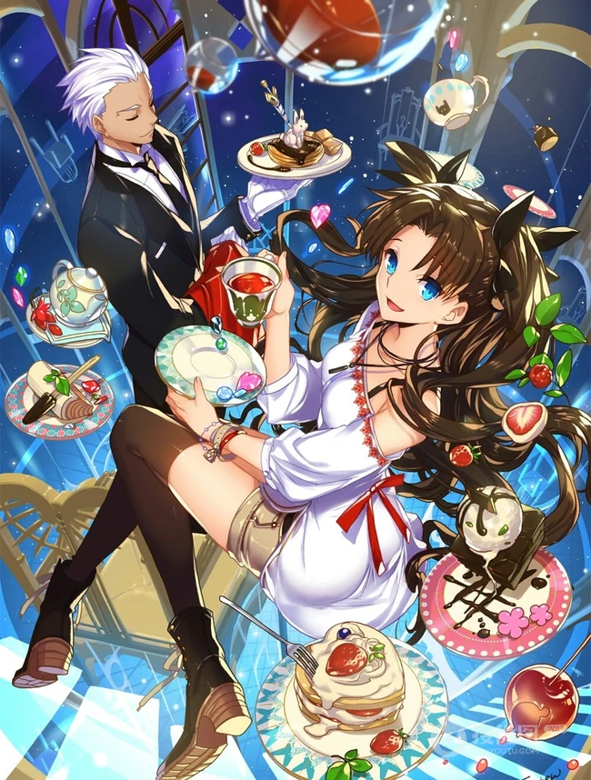 红色契约 弓凛唯美恩爱CP动漫图集