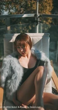 可爱少女七宝唯美室外写真，恬静怡然享受生活