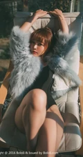 可爱少女七宝唯美室外写真，恬静怡然享受生活