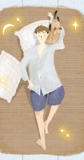 喜欢和猫咪在一起时的时光 唯美插画美图分享
