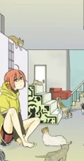 喜欢和猫咪在一起时的时光 唯美插画美图分享