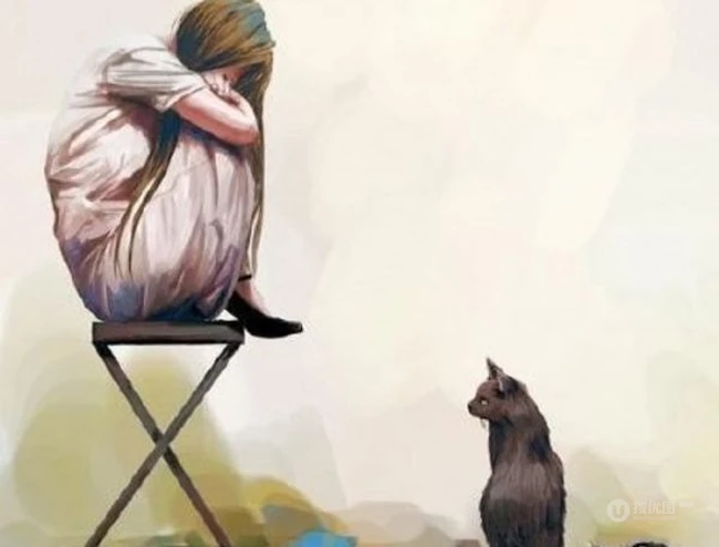 喜欢和猫咪在一起时的时光 唯美插画美图分享
