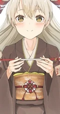可爱动人穿和服的动漫少女图片