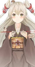可爱动人穿和服的动漫少女图片