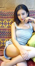 气质时尚嫩模赵艺璇紧身休闲短裤系列写真美图