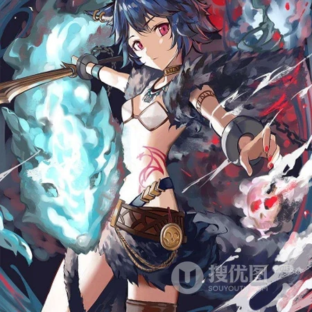 唯美人像类动漫头像，背景如画，美不胜收