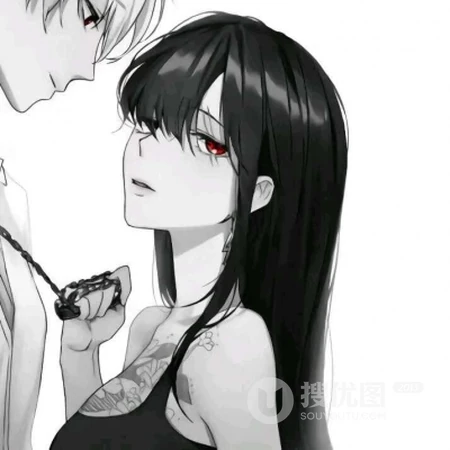 欲把相思说似谁 漫画人物情侣头像图片