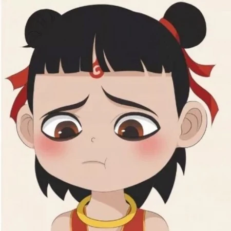 哪吒可爱Q版头像，来自热门动漫电影《哪吒之魔童降世》
