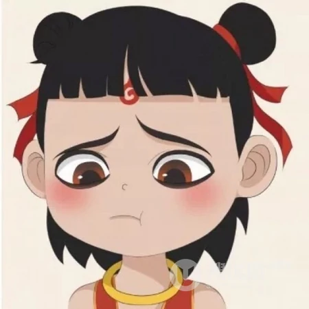 哪吒可爱Q版头像，来自热门动漫电影《哪吒之魔童降世》