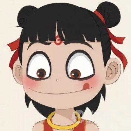 哪吒可爱Q版头像，来自热门动漫电影《哪吒之魔童降世》