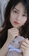 清新清纯少女室内写真照片 面容纯美，皮肤白皙