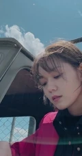 清新女生明星段奥娟户外草原唯美写真