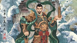 动漫《哪吒之魔童降世》变身哪吒VS小哪吒高清壁纸图片