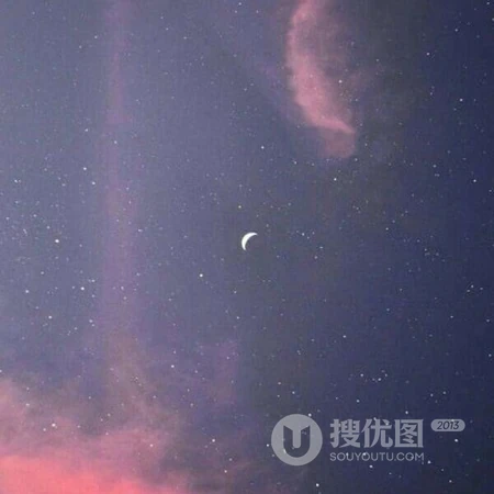 唯美梦幻星空，月亮，星星，云儿等微信风景头像