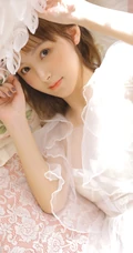 清纯白纱轻纱装女生气质时尚唯美室内写真图片