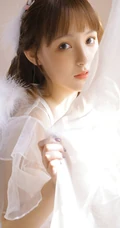 清纯白纱轻纱装女生气质时尚唯美室内写真图片
