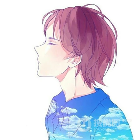 情侣个性卡通一男一女左右分开高清头像大图