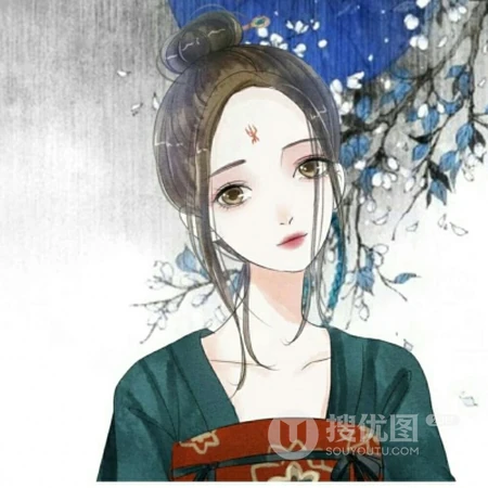有气质有内涵好看的古风唯美手绘卡通头像