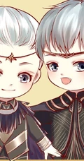 动漫画师弦鱼子超Q版可爱人物和手绘人物图片集
